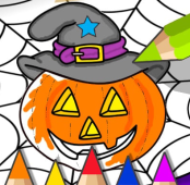 Halloween Coloring Book Game