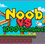 Noob Vs 1000 Zombies!