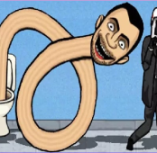 Toilet Monster Long Neck